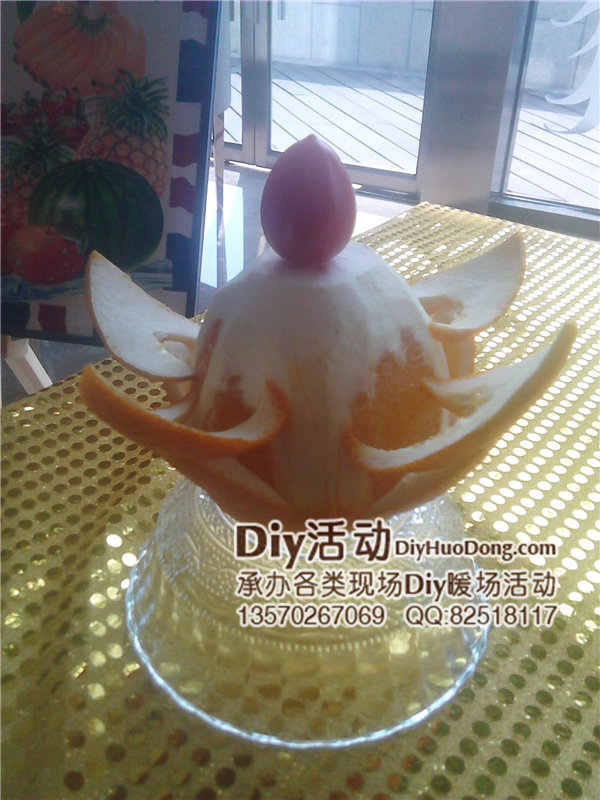 广州星河丹堤水果艺术雕刻DIY活动